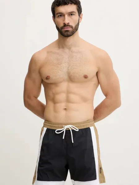 BOSS pantaloni scurți de baie negru