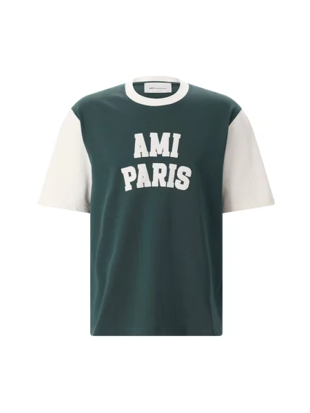 Koszulka Ami Paris zielona