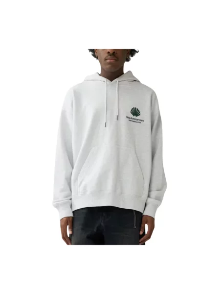 Bluza z kapturem New Amsterdam Surf Association z logo szara