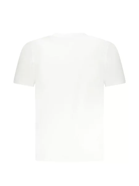 Tricou Cavalli Class cu imagine cu model leopard alb