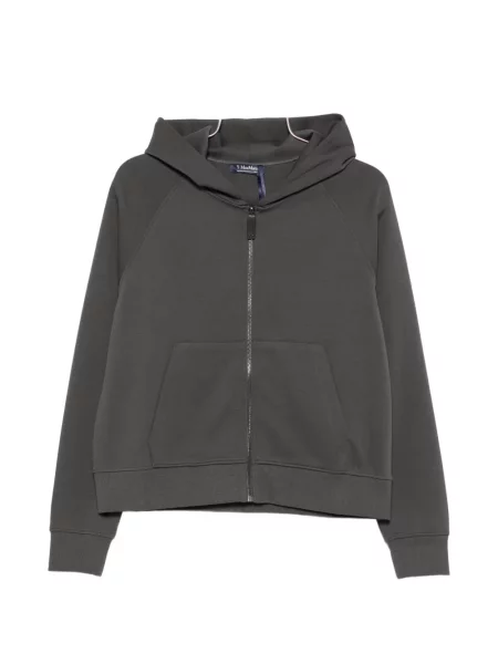 Hanorac cu glugă 's Max Mara tricotate gri