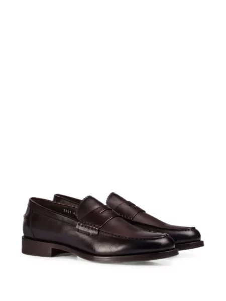 Pantofi loafer Doucal's din piele maro