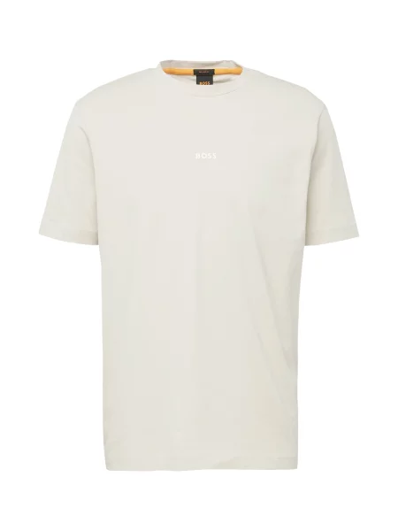 BOSS Orange Tricou Chup bej / alb portocaliu