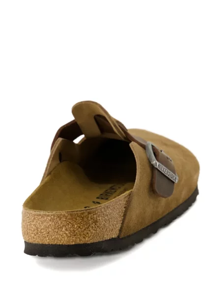 Papuci tip mules Birkenstock maro