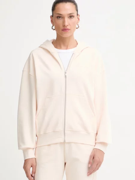 Calvin Klein hanorac cu glugă pentru femei din bej