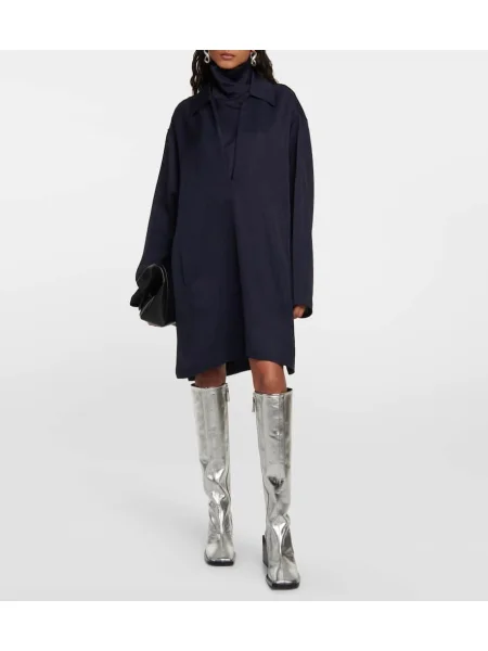 Bőr csizma Jil Sander