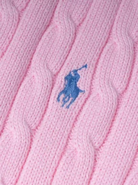 Бягане къс яке Polo Ralph Lauren с V-образно деколте бяло