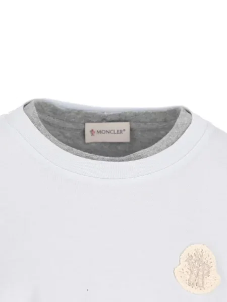 Koszulka dziecięca Moncler Enfant biała