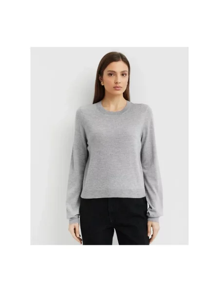 Sweter Khaite wełniany szary