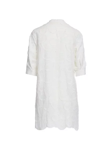 Rochie mini Elie Saab cu broderie alb