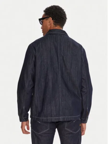 G-Star Raw džinsiniai marškiniai Mosa Tamsiai mėlyna