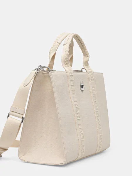 Geantă shopper Karl Lagerfeld bej