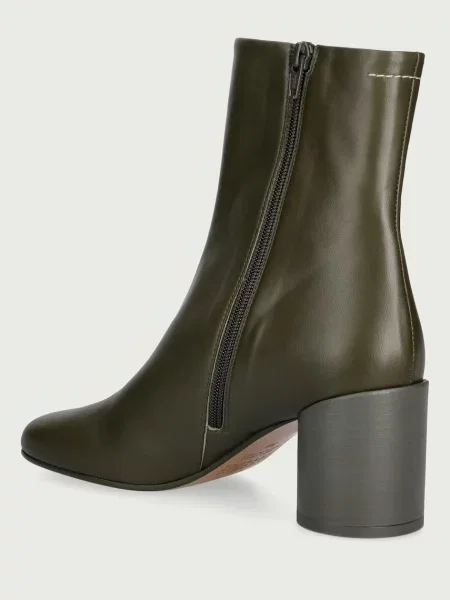 Maison Margiela bokacsizma női bőr zöld