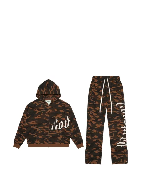 Trening Godspeed cu imagine cu model camuflaj maro