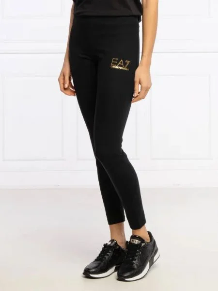 Emporio Armani Leggings auriu negru