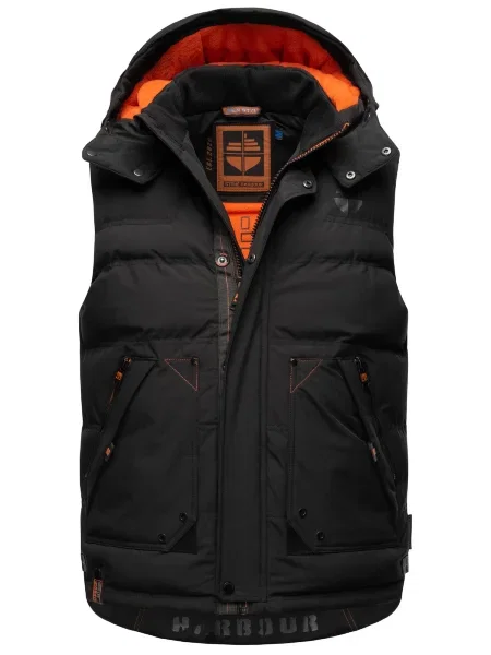 STONE HARBOUR Vestă Egoor / portocaliu / gri negru