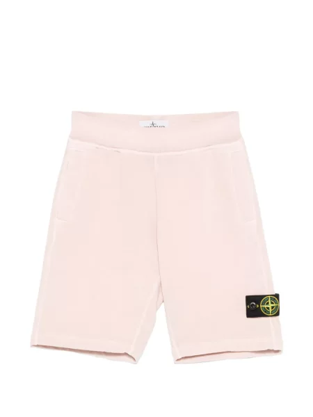 Szorty dziecięce Stone Island różowe