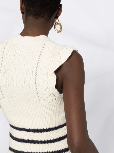 Top Dsquared2 tricotate cu volane