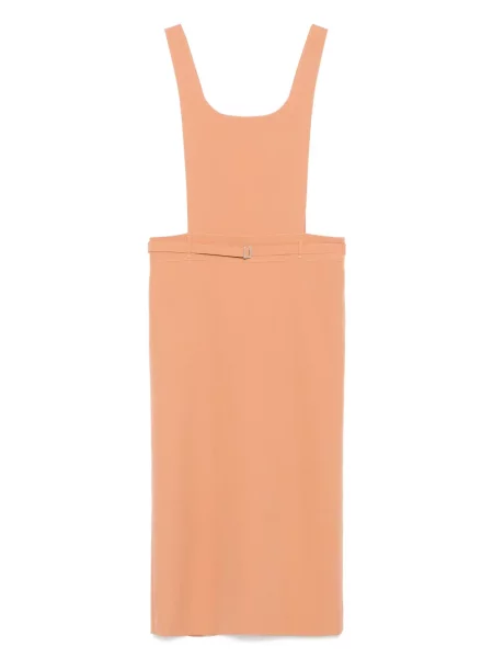 Rochie midi A.m.g. fără mâneci până la genunchi de costum maro