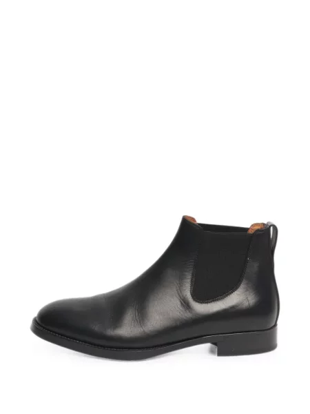 Buty do kostki Margaret Howell skórzane czarne