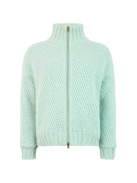 Cardigan Herno tricotate verde