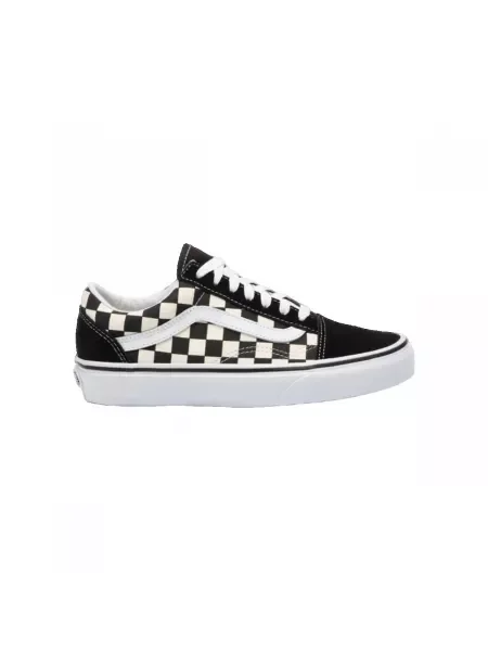 Kockované tenisky Vans Old Skool sivá
