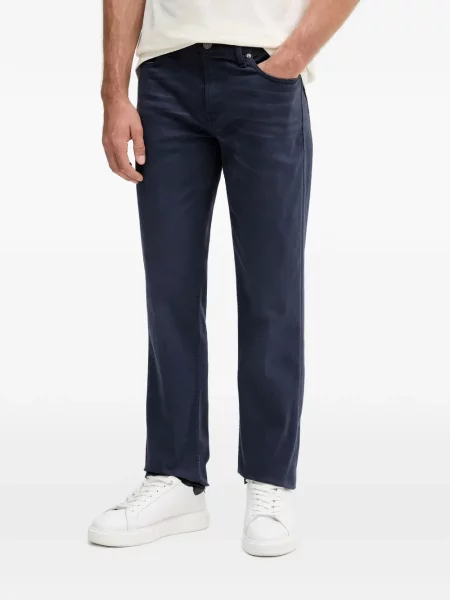 Blugi Guess cu autograf albastru