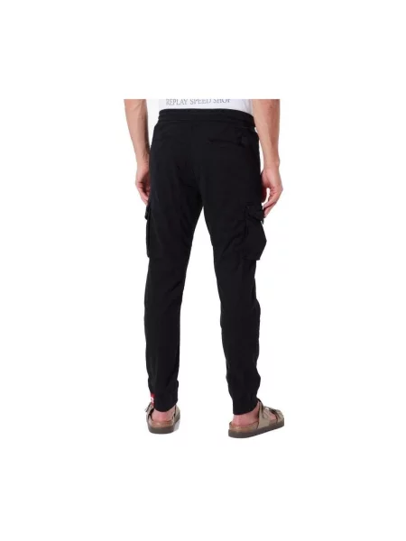 ALPHA INDUSTRIES Cargo hlače crna