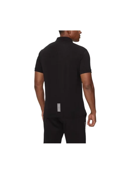 Emporio Armani polo z nadrukiem czarny