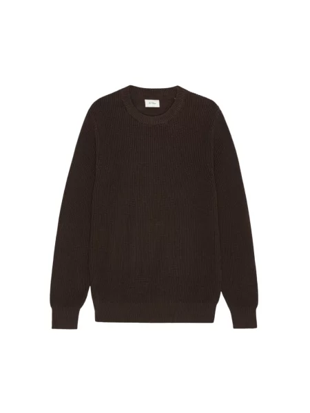 Sweter Les Deux ze sznurkiem brązowy