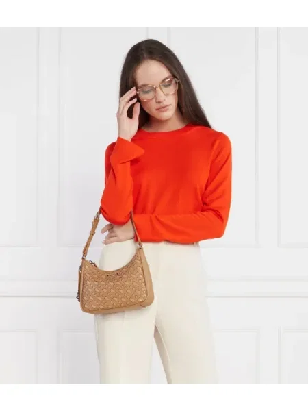 BOSS BLACK de lână pulover feganasi negru