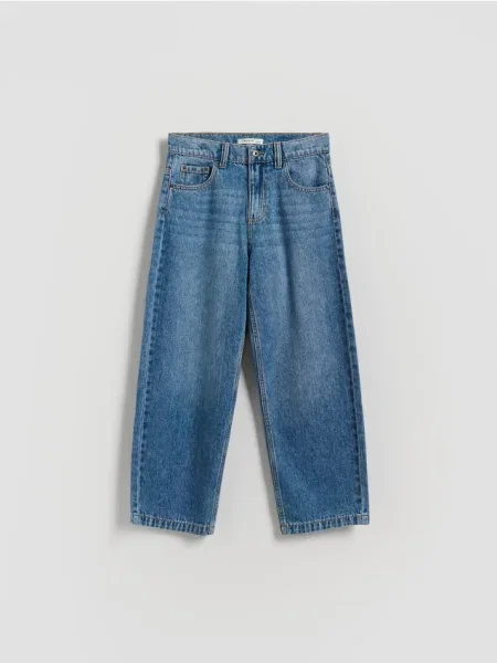Reserved Jeansy straight niebieski