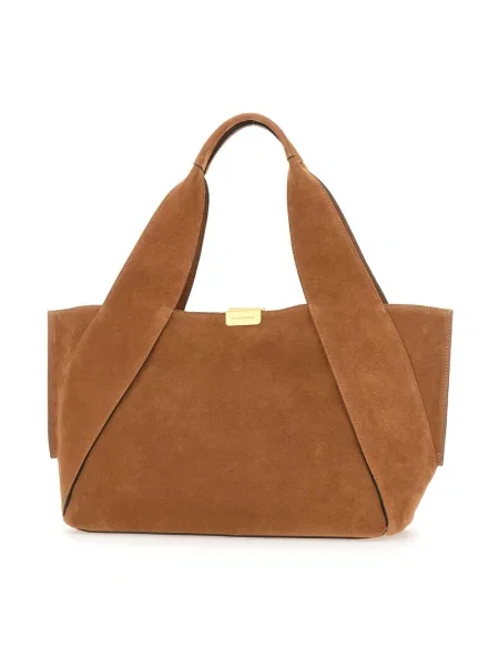 Torebka Gianni Chiarini zamszowa brązowa