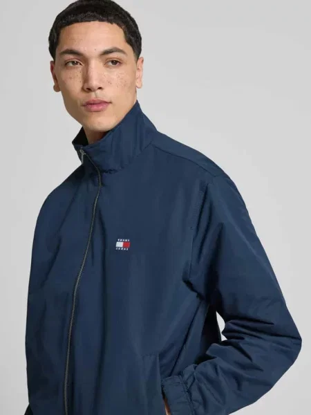 Kurtka Tommy Jeans ze stójką granatowa
