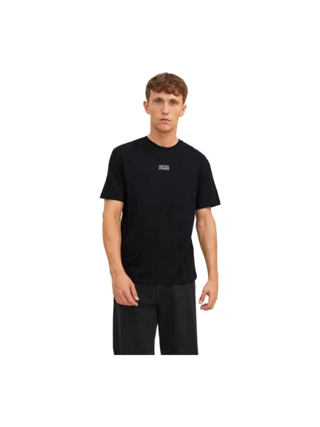 Koszulka Jack & Jones z krótkim rękawem czarna