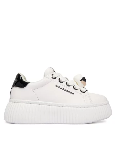Sneakersy KARL LAGERFELD białe
