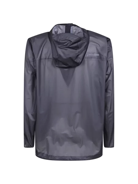 Geacă Houdini Sportswear cu glugă gri