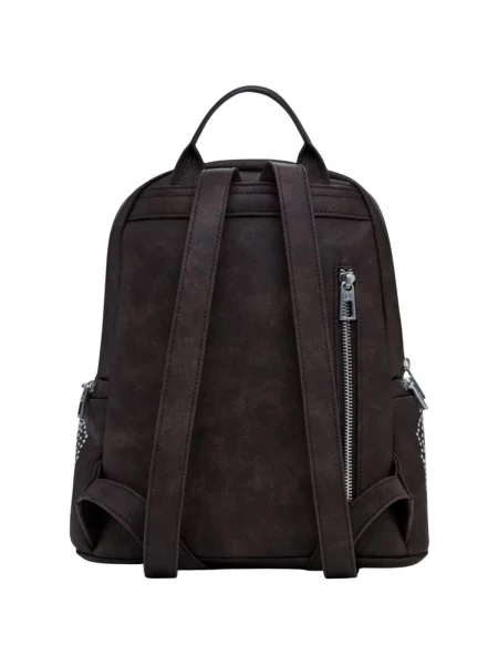 Desigual Ruksak Poker Face Chest smeđa