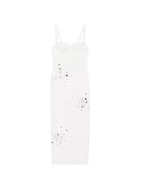 Rochie midi Des Phemmes alb