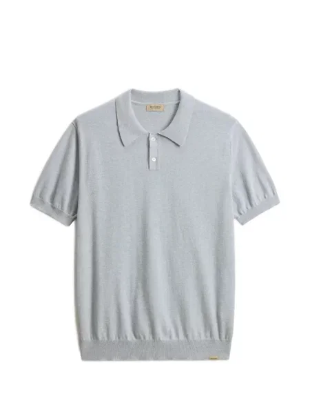 Tricou polo Woolrich scurt albastru