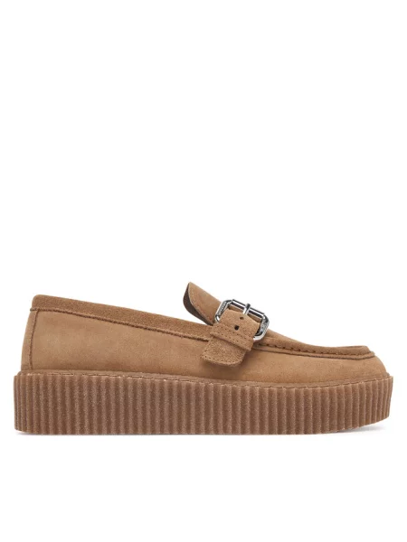 Półbuty Weekend Max Mara brązowe