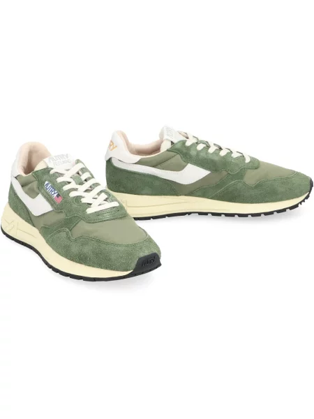 Sneakersy Autry zamszowe casual zielone