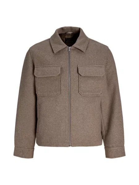 JACK & JONES Geacă de primăvară-toamnă amestecat maro