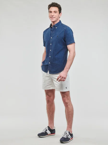 Pantaloni chino Polo Ralph Lauren scurte alb