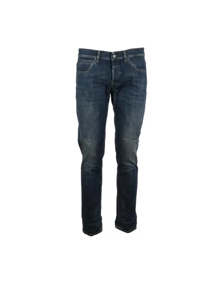 Skinny jeansy skinny Dondup niebieskie