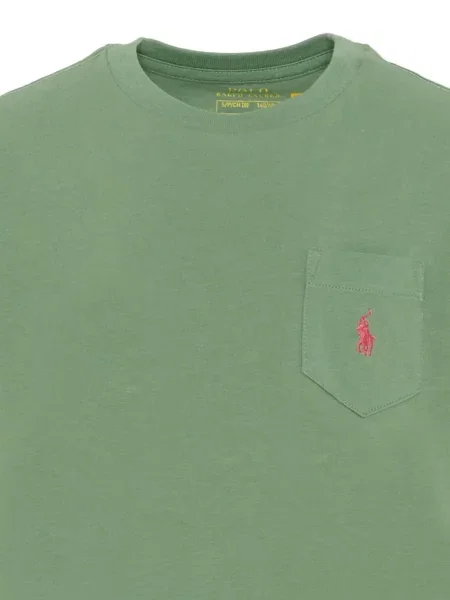 Koszulka polo dziecięca Polo Ralph Lauren zielona