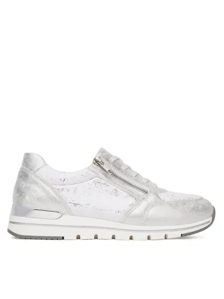 Sneakersy Remonte stříbrné