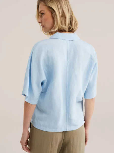 WE Fashion Bluza svetlo modra