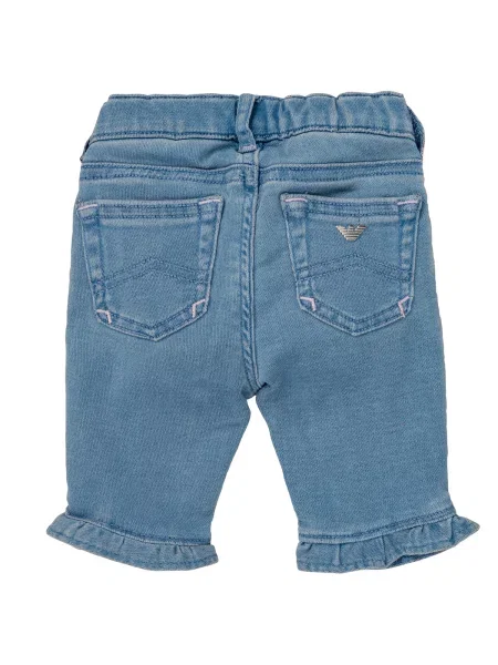 Pantaloni copii Emporio Armani albastru