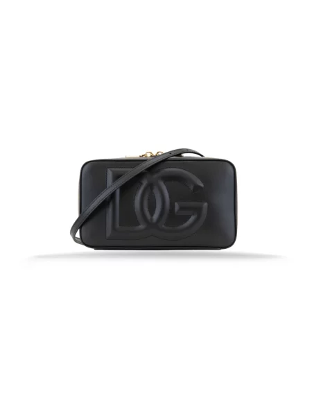 Torebka Dolce And Gabbana zamszowa czarna